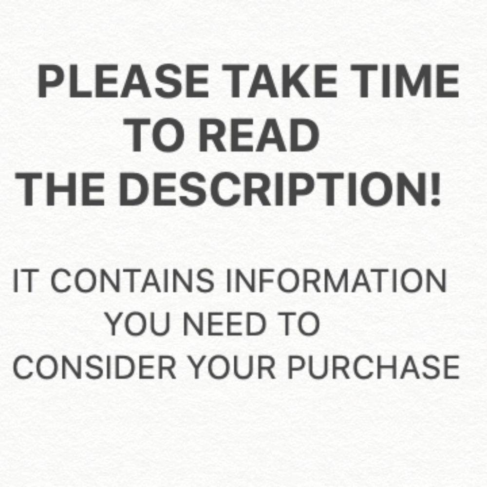 Please Read All Item Descriptions - image 1